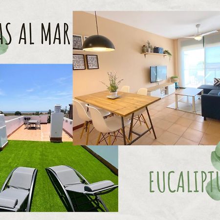 Vistas Al Mar Playa Eucaliptus, Con Solarium Privado Lägenhet L'Eucaliptus Exteriör bild