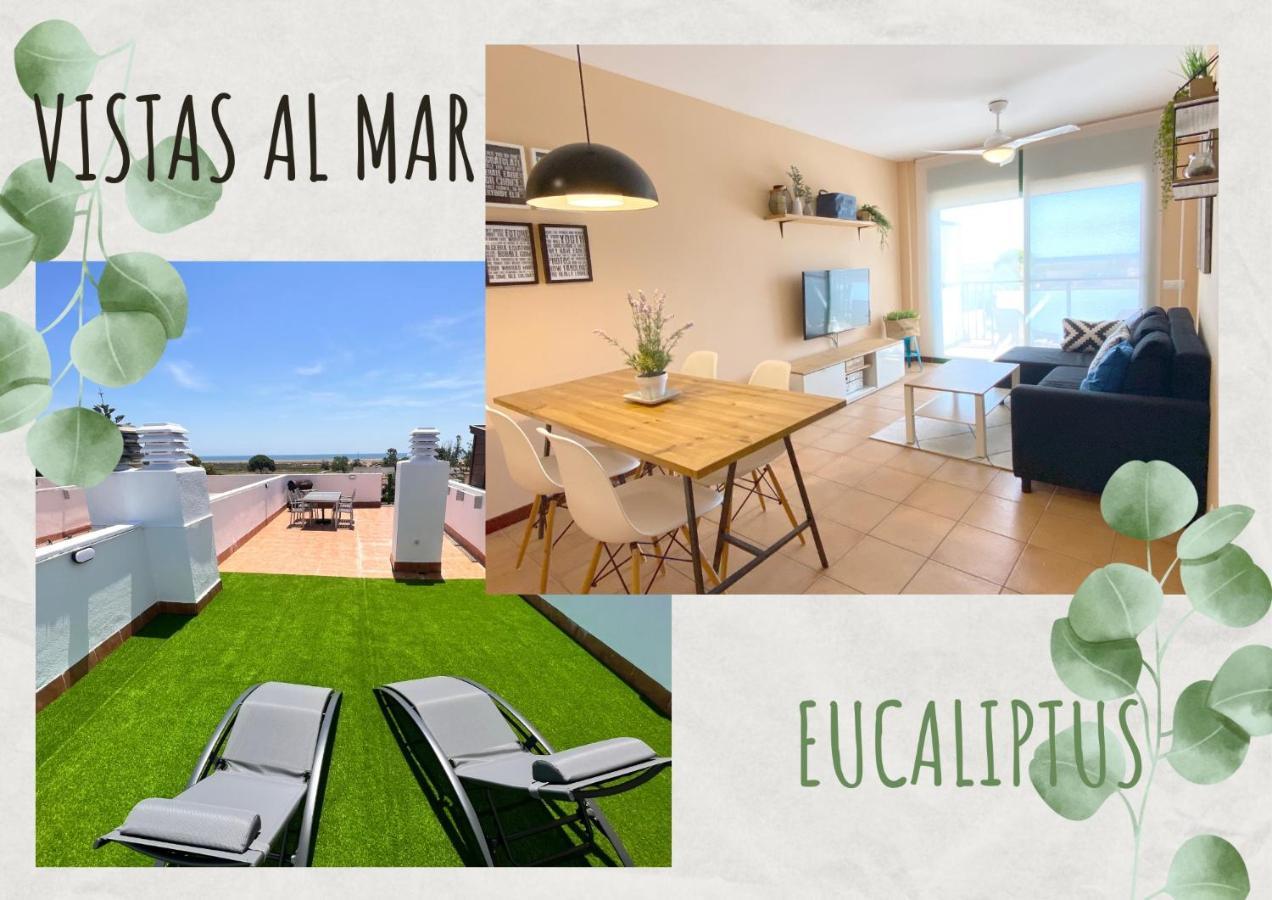 Vistas Al Mar Playa Eucaliptus, Con Solarium Privado Lägenhet L'Eucaliptus Exteriör bild