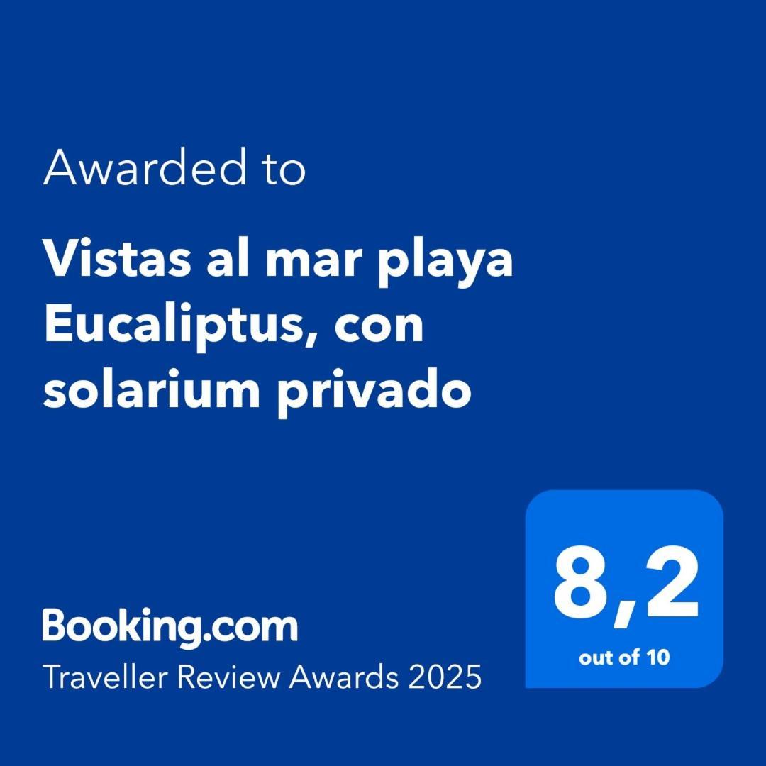 Vistas Al Mar Playa Eucaliptus, Con Solarium Privado Lägenhet L'Eucaliptus Exteriör bild